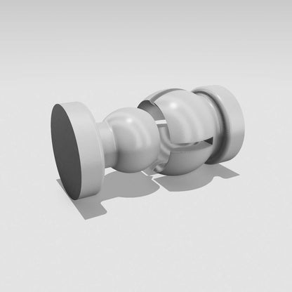 Plastic BallClip-in. Pkg. of 4